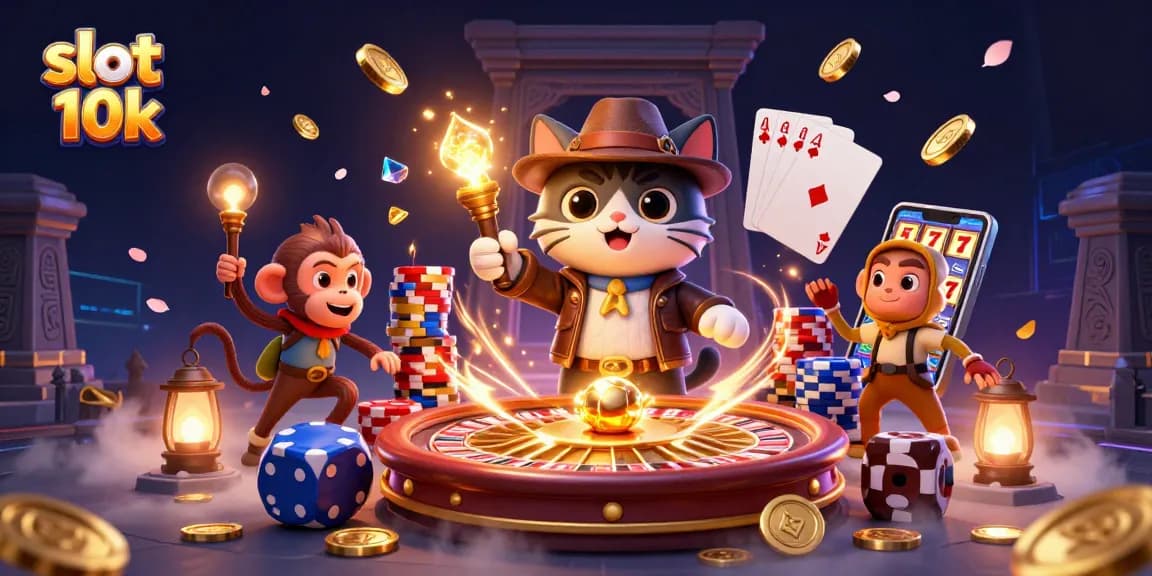 Experience thrilling wins with slot 10k at an epic 3D casino adventure.