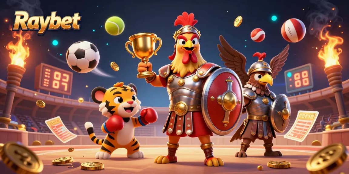 Raybet promotes thrilling gambling adventures with dynamic 3D characters and captivating casino elements