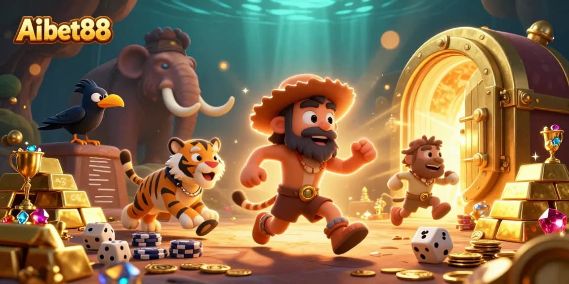 Engage in thrilling prehistoric casino fun with Ai bet88's vibrant 3D artwork