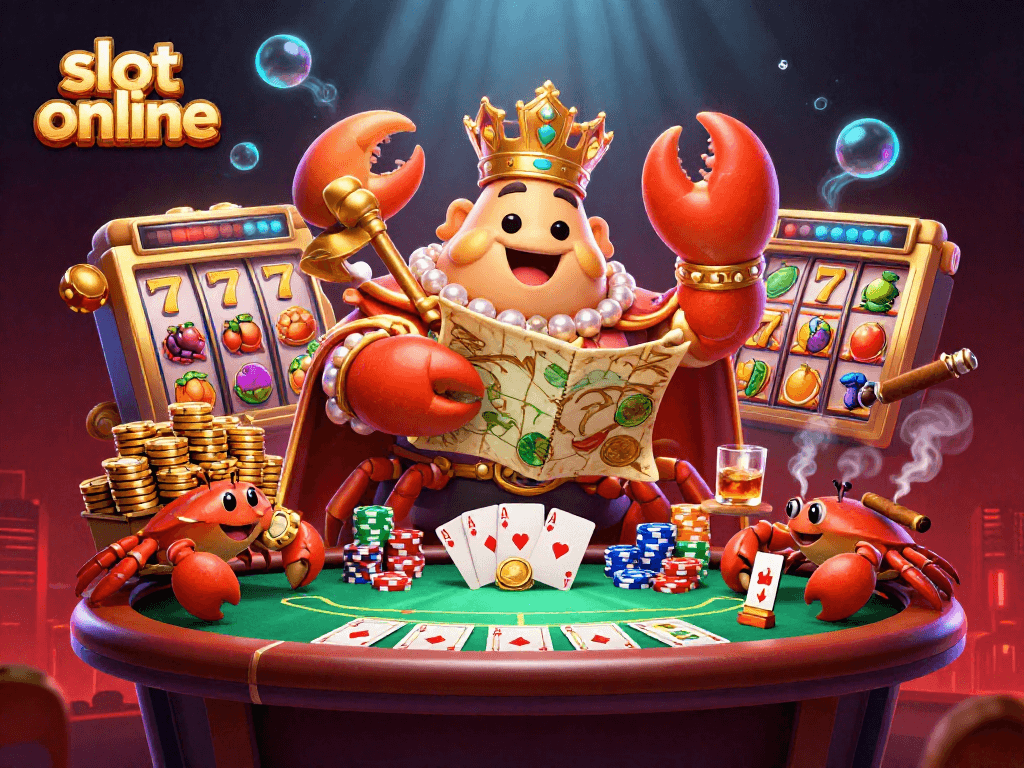Spin the reels of slot online with a golden crab emperor and dynamic casino elements
