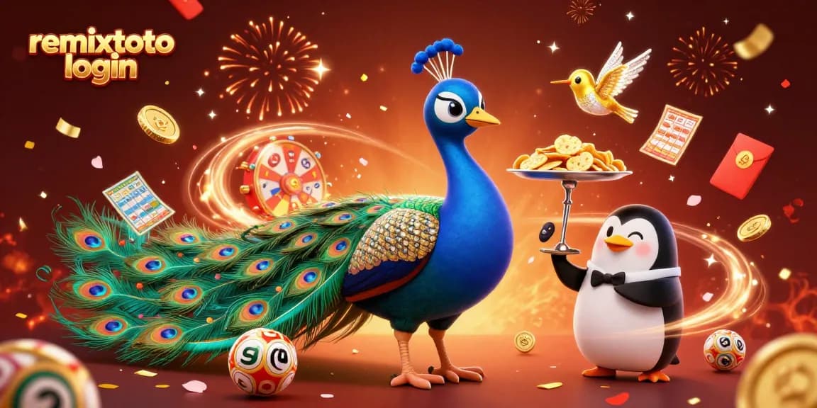 Enjoy seamless remixtoto login experience with vibrant lottery and bingo theme illustration.