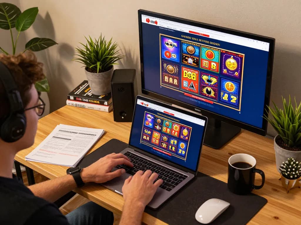 Engaging with top Canadian online casinos while planning strategic bets at home setup.