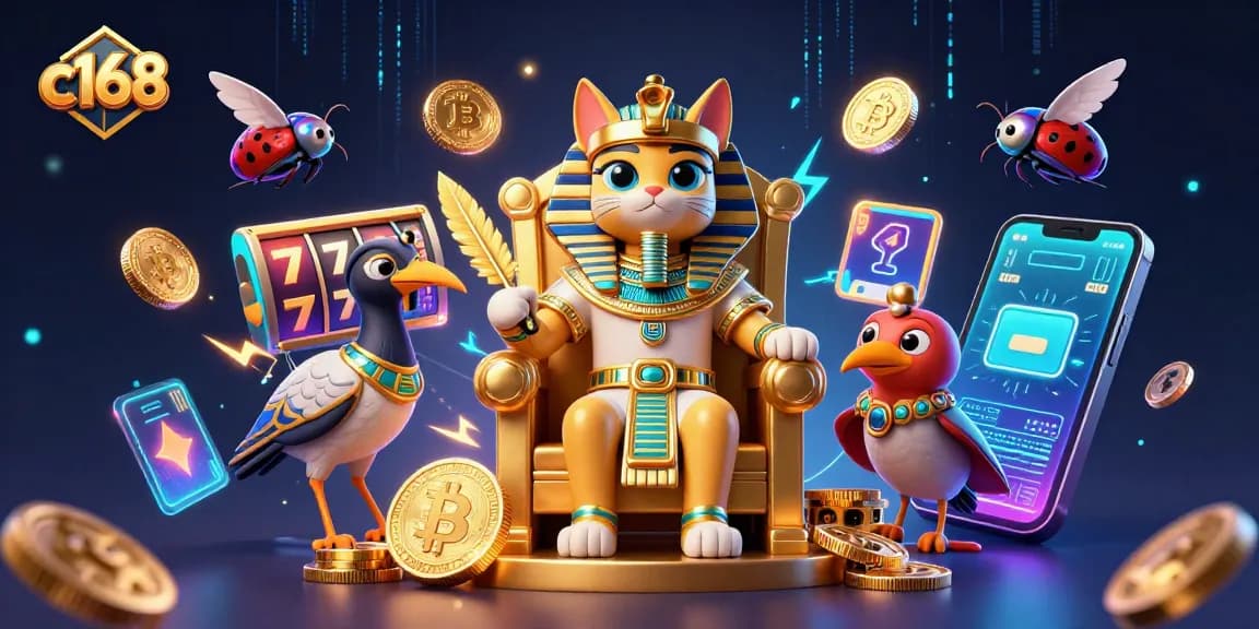 Experience thrilling gameplay at c168 with vibrant casino elements and crypto features.