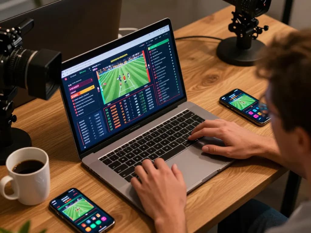TWIN68 user placing bets on online sports interface with engaging graphics and live updates.