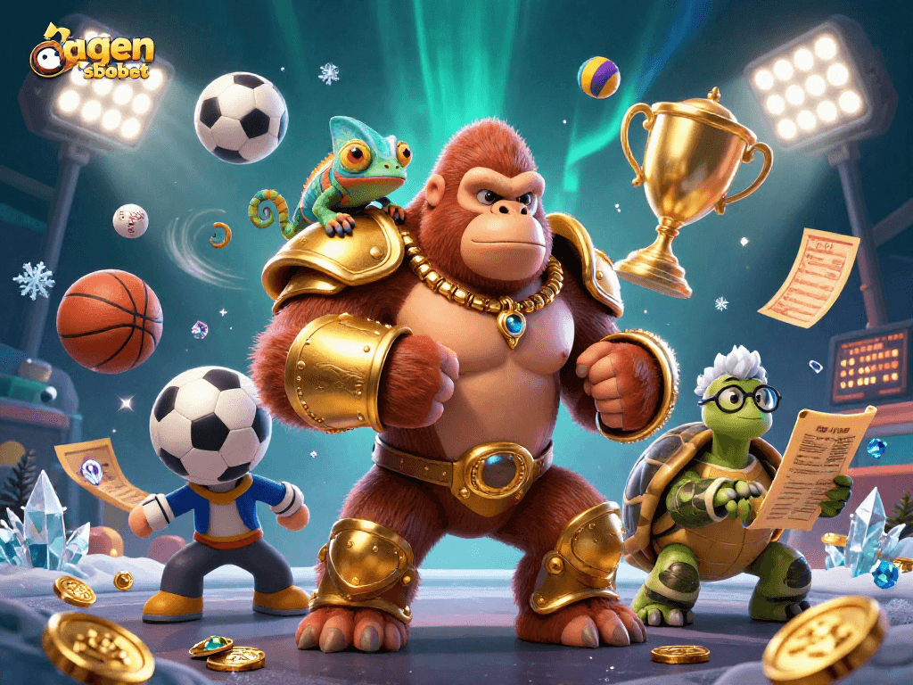 Engage with agen sbobet and experience thrilling sports betting with dynamic elements and vibrant characters.