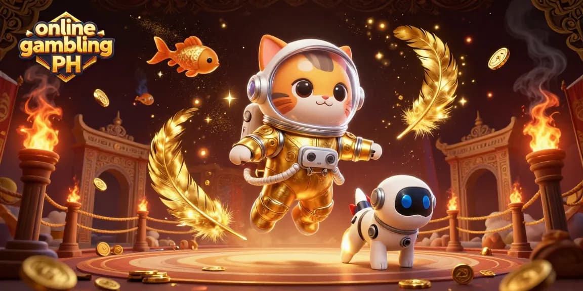 Experience thrilling online gambling PH with dynamic 3D characters and vibrant casino elements.