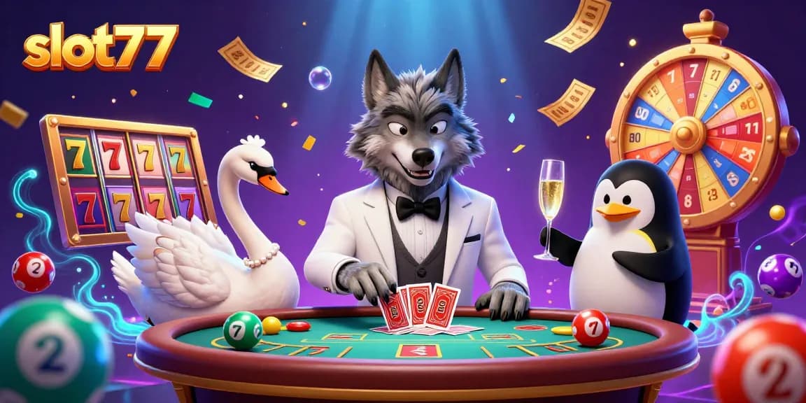 Play exciting games on slot777 with vibrant visuals and a dynamic casino atmosphere.