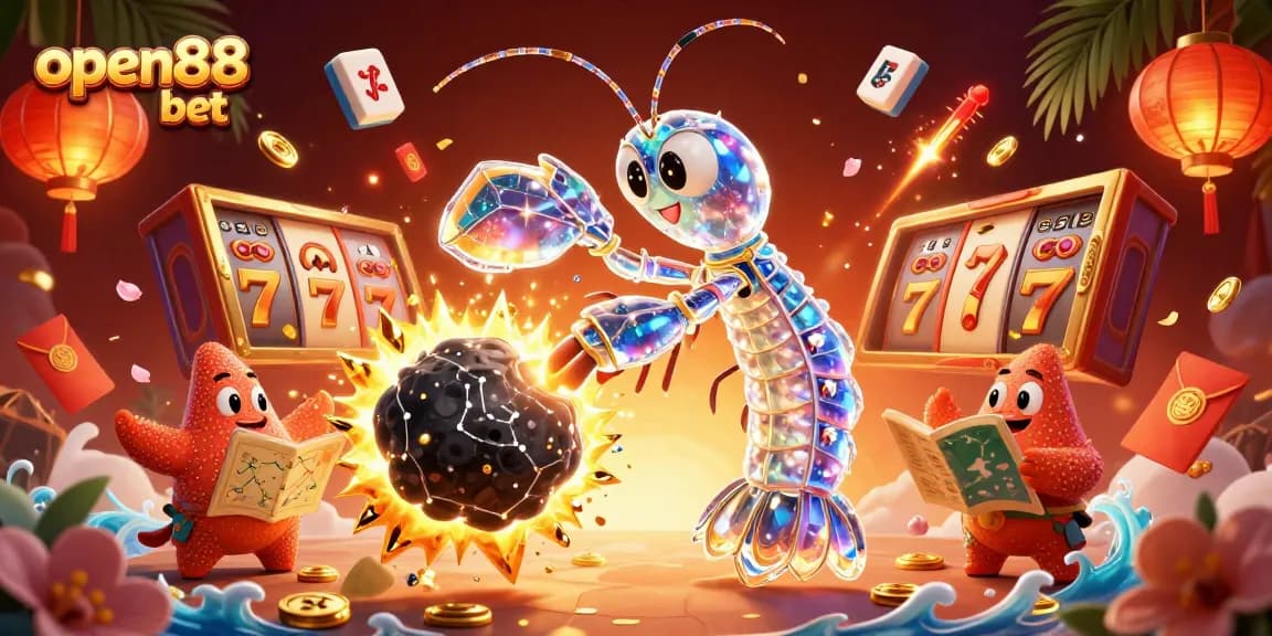 Experience thrilling adventures with open88 bet in a vibrant, dynamic casino scene filled with rewards.