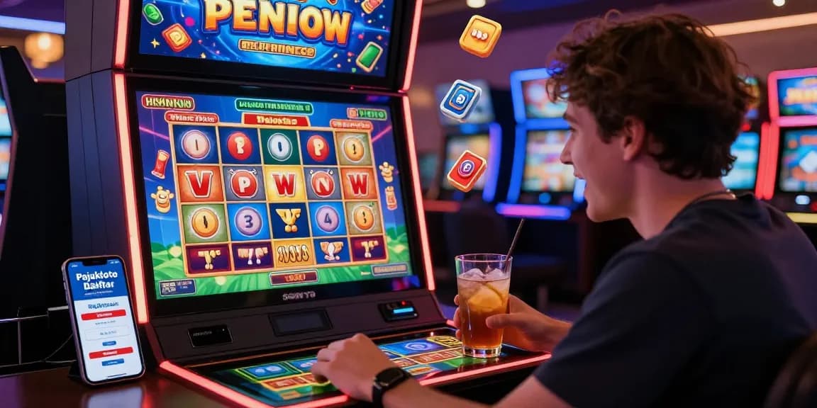 Pajaktoto daftar registration on a vibrant online casino interface with engaging games.