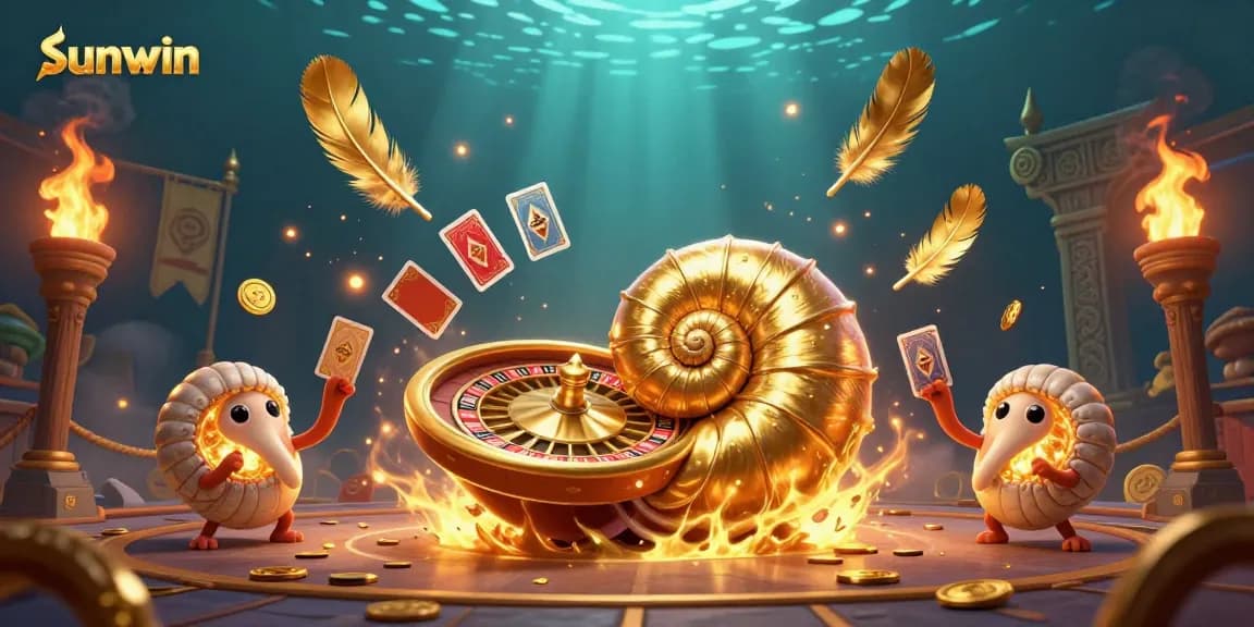 Experience thrilling gameplay with Sunwin as you engage in exciting card games amidst spectacular casino visuals.