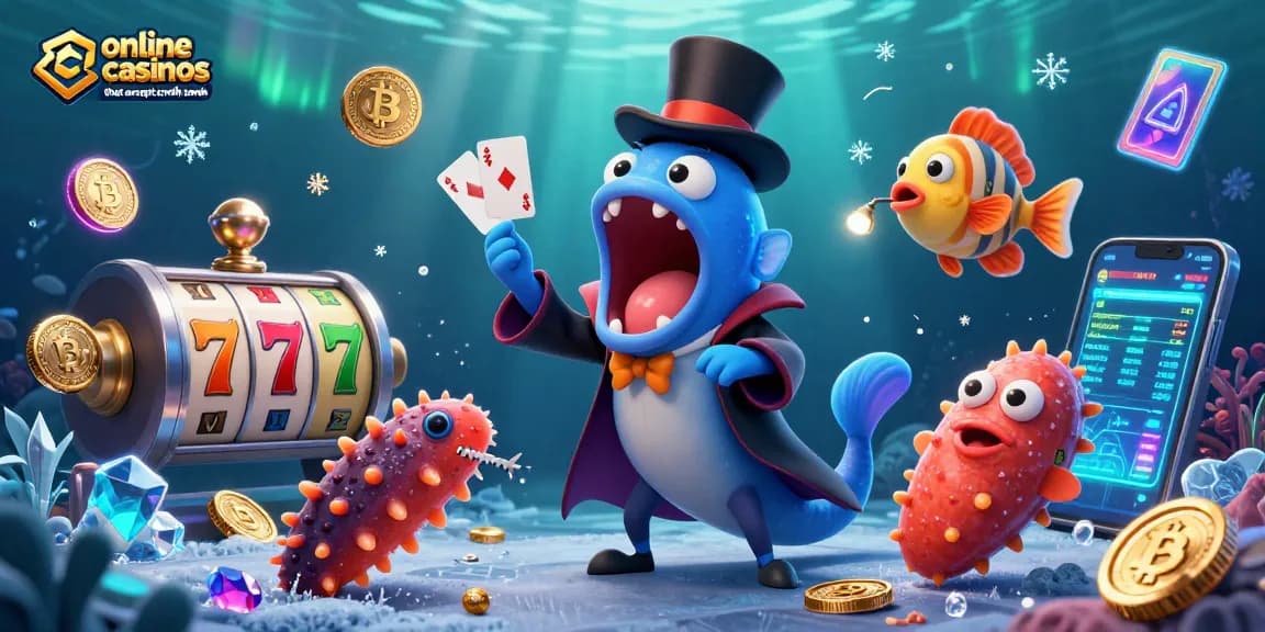Experience online casinos that accept credit cards with this vibrant 3D casino illustration.