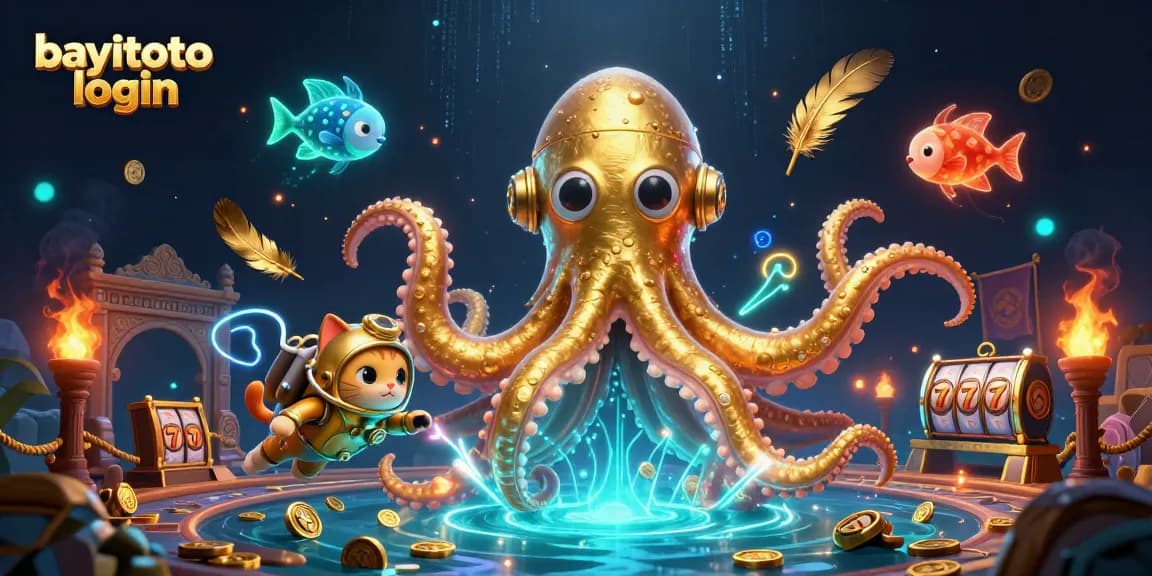 Experience the thrilling bayitoto login adventure with a kraken, diving cat, and casino excitement!
