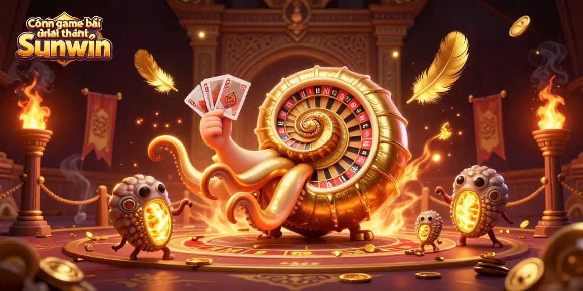 Experience the excitement at Cổng game bài đổi thưởng Sunwin with immersive 3D characters and vibrant gaming elements.