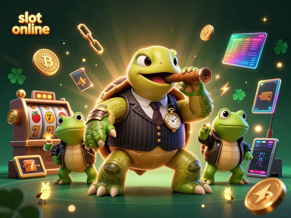 Permainan slot online dengan karakter unik dalam ilustrasi 3D yang menarik.