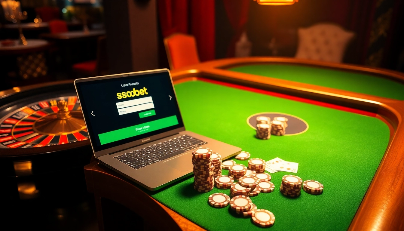 Experience sbobet login indonesia with vibrant casino elements, showcasing professional gambling tools.