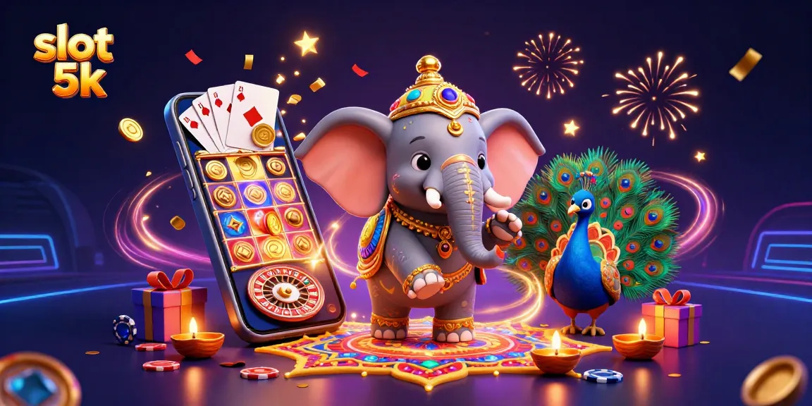 Engage in thrilling slot 5k adventures with dynamic gaming elements and celebrating characters