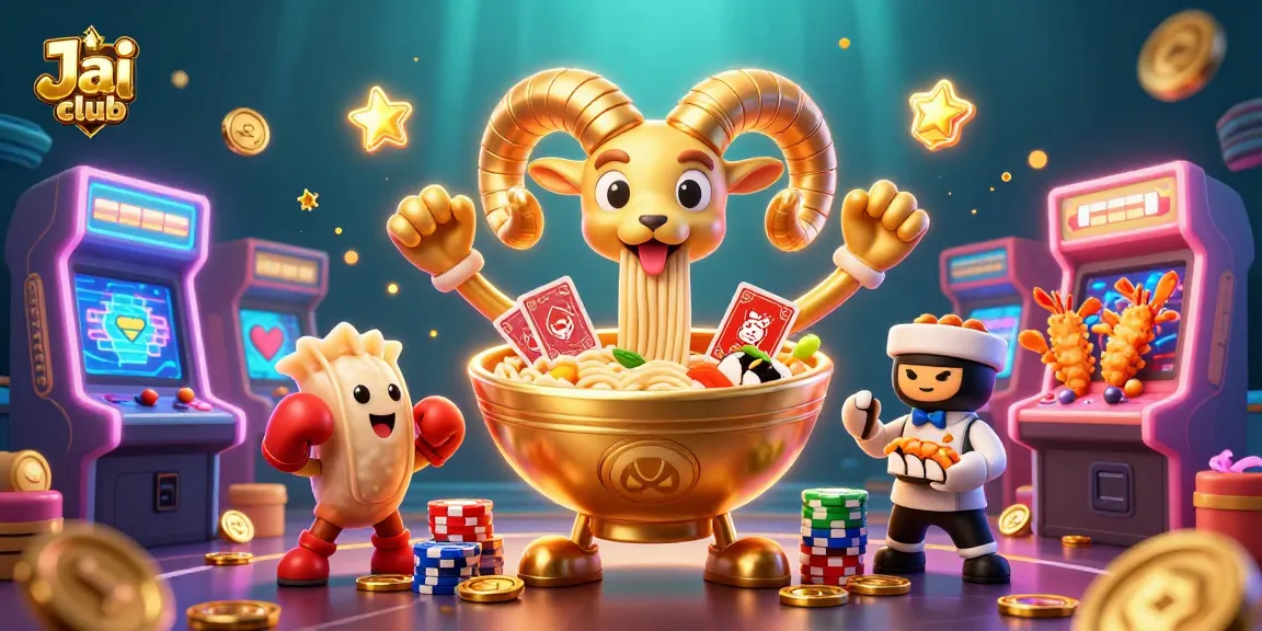 Engage with the vibrant Jai club gaming world featuring dynamic characters and casino elements.
