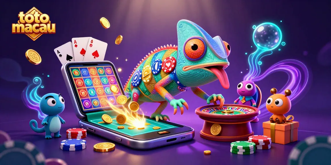 Menangkan hadiah di toto macau dengan ilustrasi kasino yang menarik dan penuh warna.