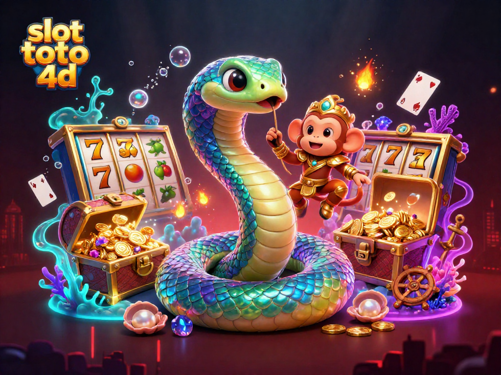 Engage in thrilling gameplay with slot toto 4d as a rainbow serpent and monkey king bring the fun to life.