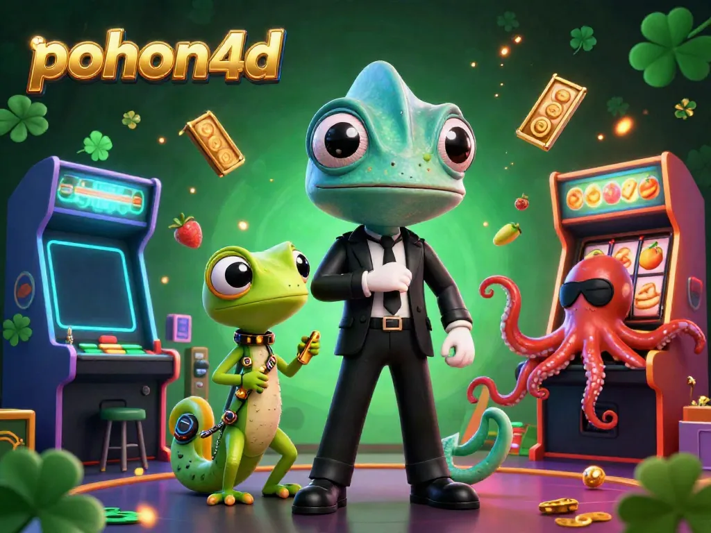 Engage in thrilling gameplay with pohon4d's vibrant casino scene, featuring dynamic characters and arcade elements.