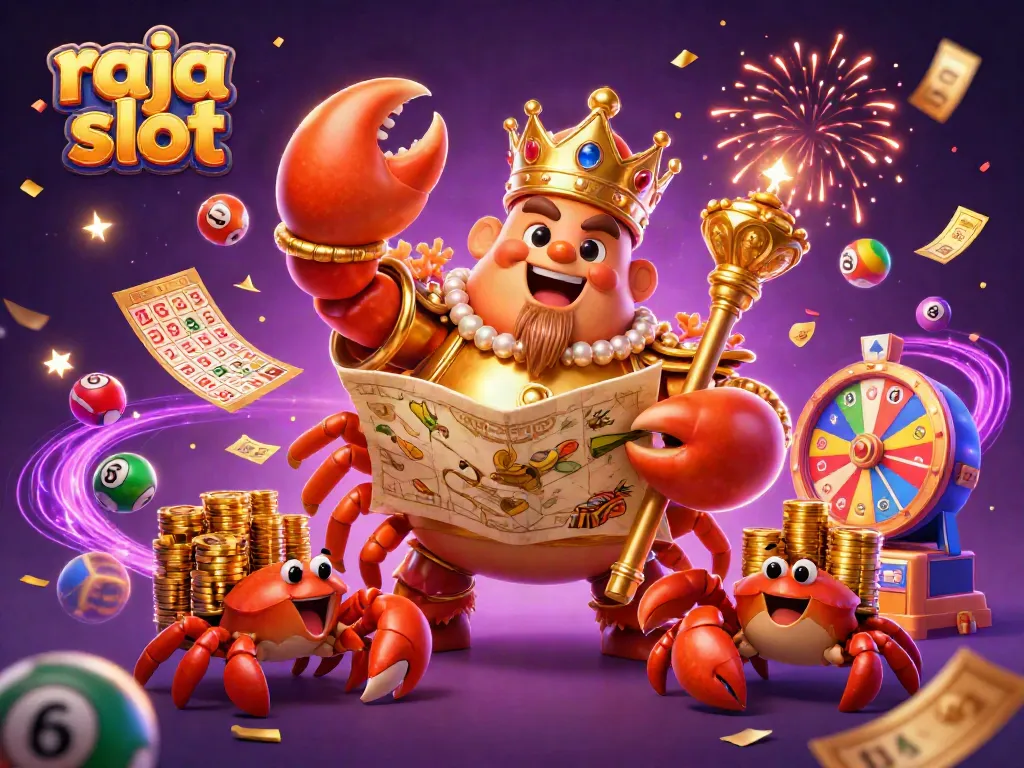 Pemain meraih kemenangan di raja slot dengan jackpot mengalir dari mesin slot.
