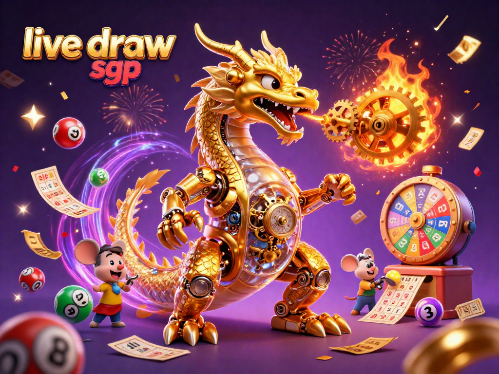Menangkan live draw sgp dengan karakter naga emas dan bola lotere berwarna menyenangkan.