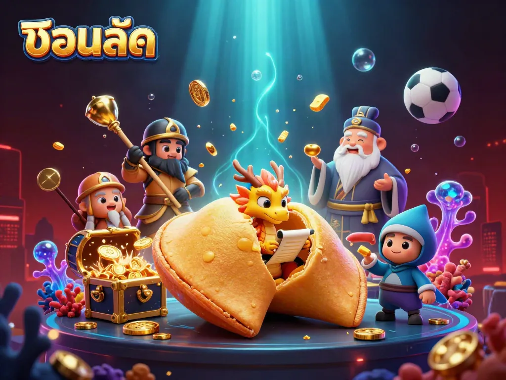 Experience high-quality sports betting action with บอลสด in this vibrant 3D scene.