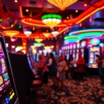 Menangkan Slot Game dengan mesin slot modern dan suasana kasino yang semarak.