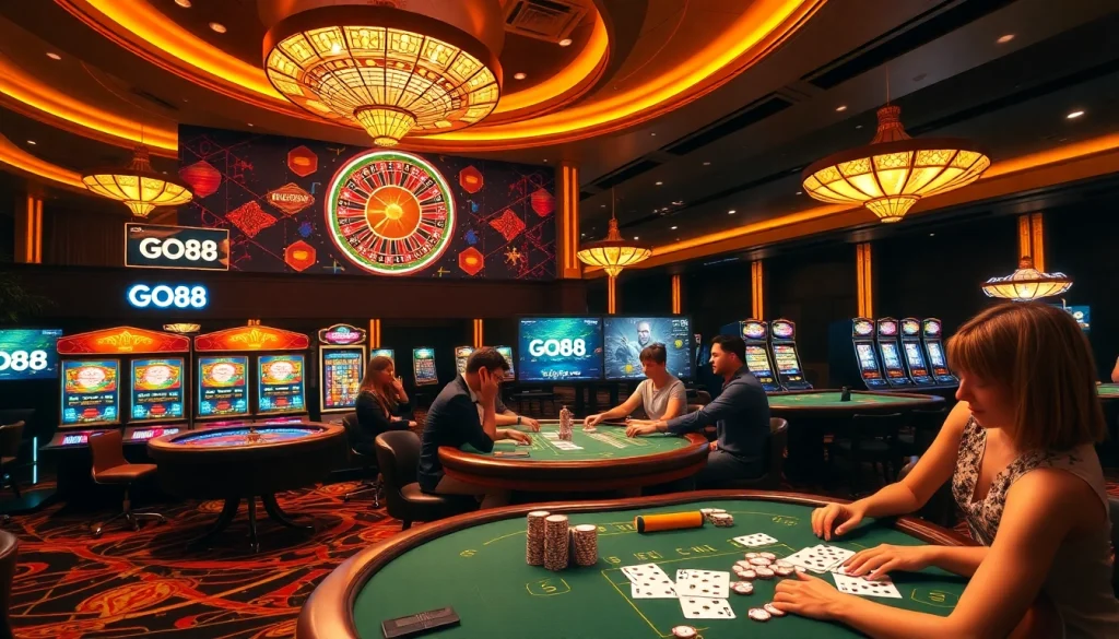Engaging with live dealers at GO88 for immersive casino experiences.