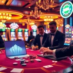 Players enjoying a thrilling gaming experience at bl555 com’s online casino.