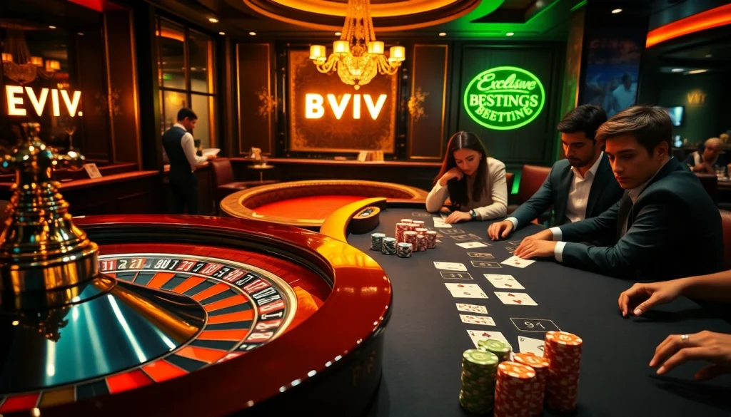 Tham gia vào không khí hồi hộp với mức cược cao tại một casino sang trọng, nổi bật trải nghiệm Bet VIP.