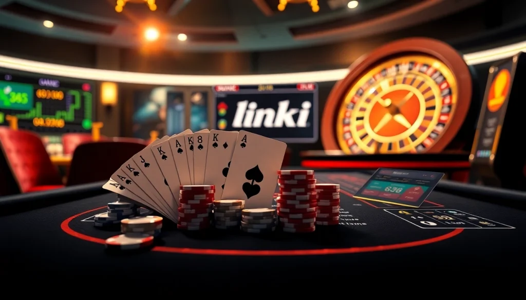 Engage in thrilling gaming experiences at link 88i with vibrant casino visuals and virtual elements.