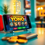 Engaging scene of Yono 777 mobile gaming app with vibrant visuals and rewards.