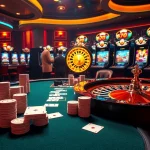 Players enjoying thrilling games at 789club, featuring poker and roulette in a luxurious casino ambiance.